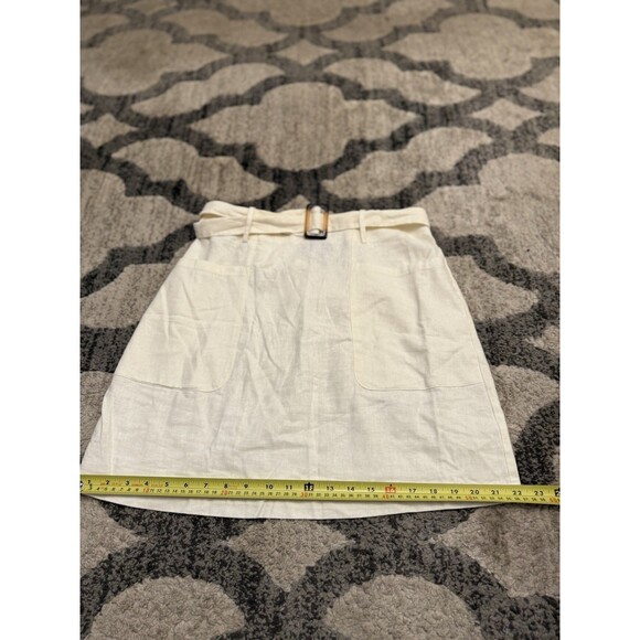 Jones New York Vintage 90s Linen Skirt Size M - Picture 5 of 9